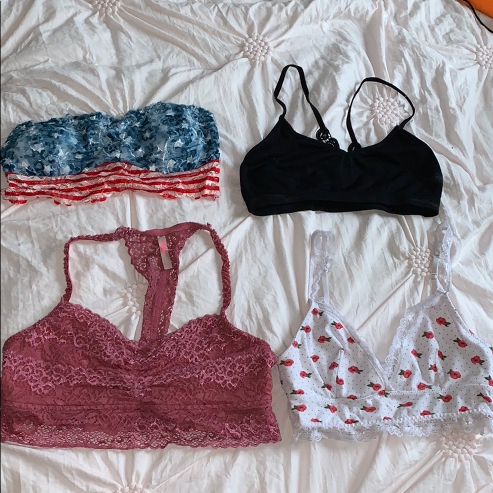 4 bralettes